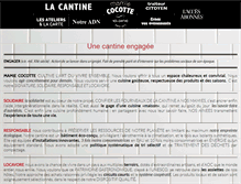Tablet Screenshot of mamiecocotte.com